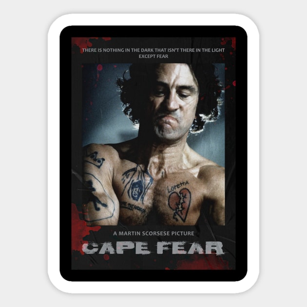 Cape Fear Sticker by dmitryb1